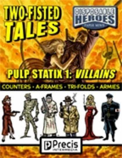 Role Playing Games - Disposable Heroes Pulp Statix 1: Villains