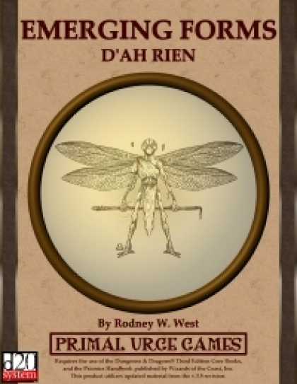 Role Playing Games - Emerging Forms - D'Ah Rien