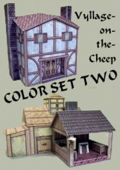 Role Playing Games - Vyllage-on-the-Cheep COLOR Buildings Set #2