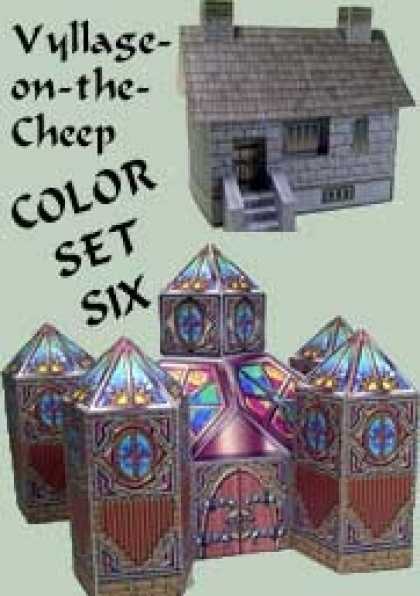 Role Playing Games - Vyllage-on-the-Cheep COLOR Buildings Set #6