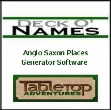 Role Playing Games - Deck O' Names Anglo Saxon Places Generator
