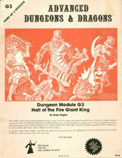 Role Playing Games - Hall of the Fire Giant King