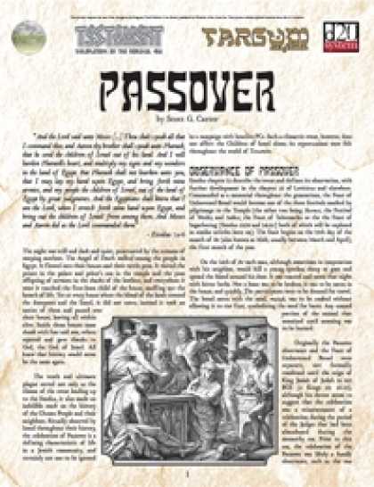 Role Playing Games - Targum Magazine - Passover