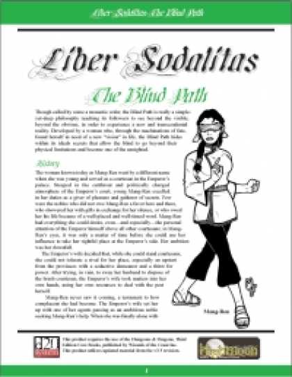Role Playing Games - Liber Sodalitas: The Blind Path