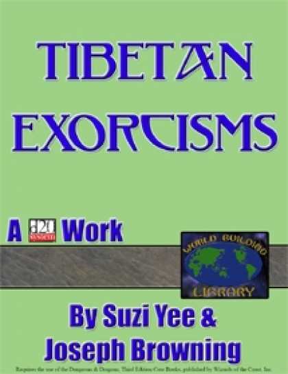 Role Playing Games - World Building Library: Tibetan Exorcisms
