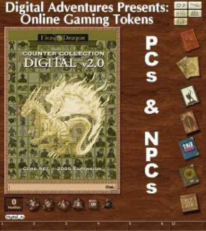Role Playing Games - Online Gaming Tokens Pack #3: PCs & NPCs