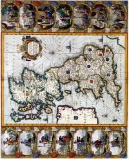 Role Playing Games - Antique Maps VI - Britain of the 1600's
