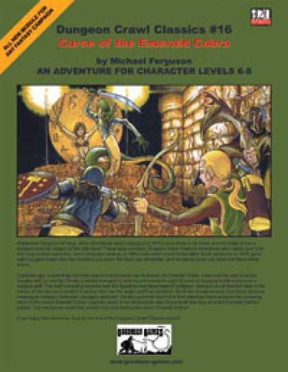 Role Playing Games - Dungeon Crawl Classics #16: Curse of the Emerald Cobra