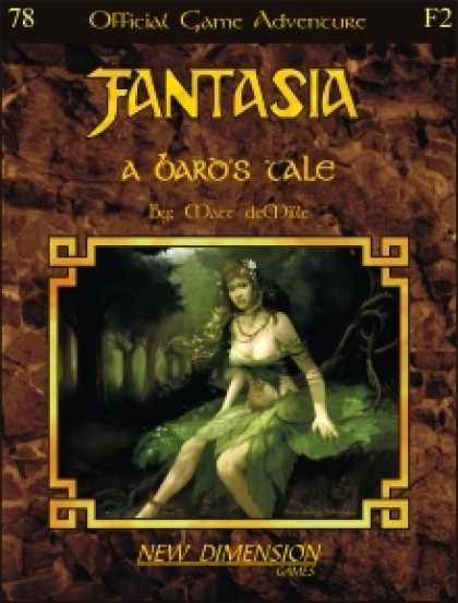Role Playing Games - Fantasia: A Bard's Tale--Adventure F2
