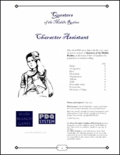 Role Playing Games - QMR - Character Assistant