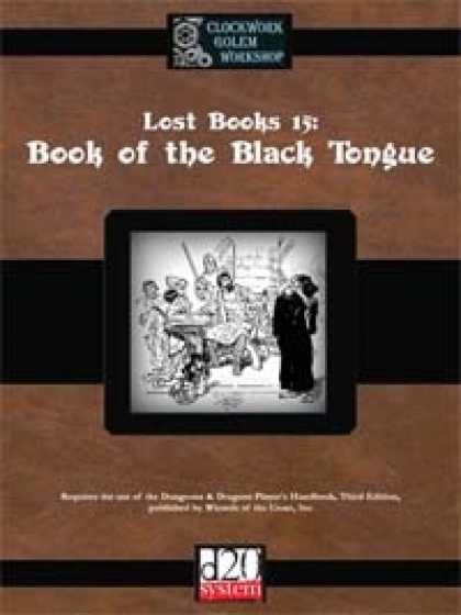 Role Playing Games - Lost Books 15: Book of the Black Tongue