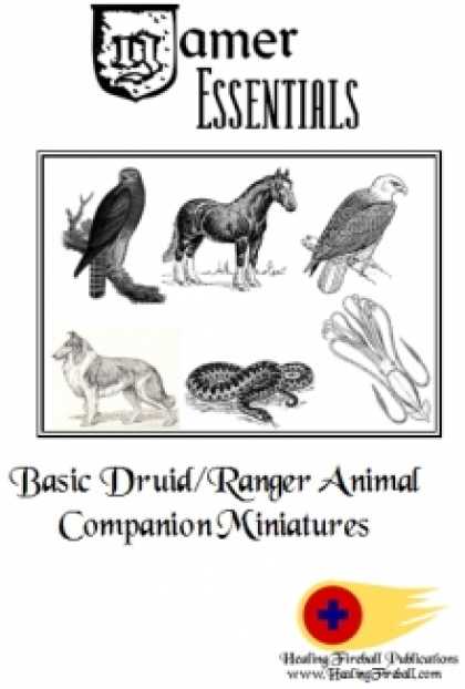 Role Playing Games - Gamer Essentials: Basic Druid/Ranger Animal Companion Miniatures