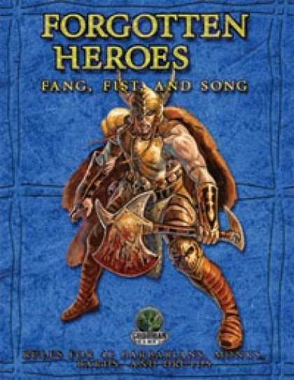 Role Playing Games - Forgotten Heroes: Fang, Fist, and Song