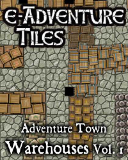 Role Playing Games - e-Adventure Tiles: Adventure Town Warehouses Vol. 1