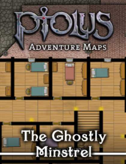 Role Playing Games - Ptolus Adventure Maps: The Ghostly Minstrel