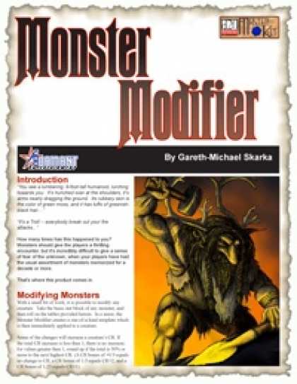 Role Playing Games - Monster Modifier