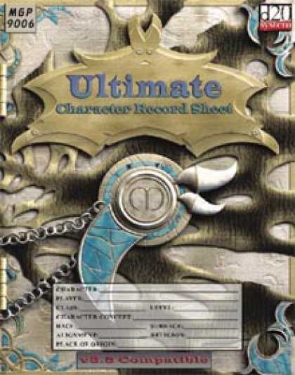 Role Playing Games - Ultimate Character Record Sheet