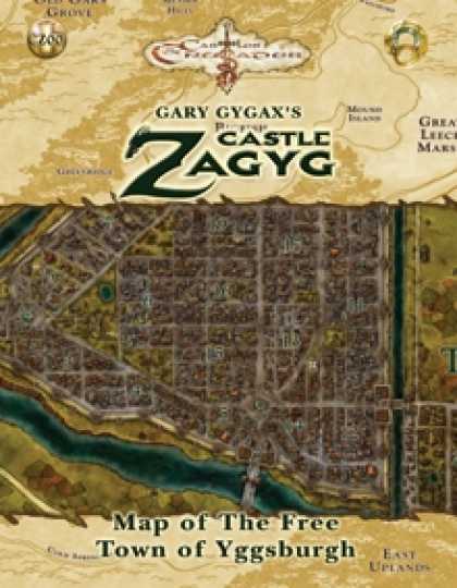 Role Playing Games - Map: Castle Zagyg Town of Yggsburgh