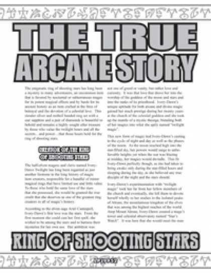 Role Playing Games - The True Arcane Story: Ring of Shooting Stars