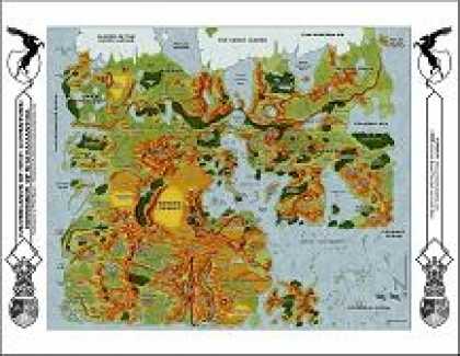 Role Playing Games - Wilderlands of High Adventure: Rhadamanthia Continental Map