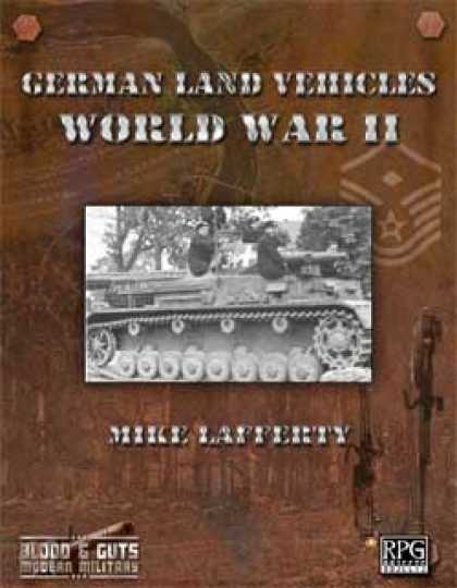 Role Playing Games - Blood and Guts 2: German Land Vehicles of WWII