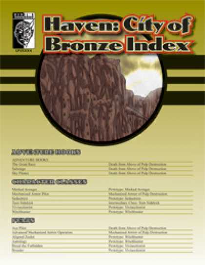 Role Playing Games - Haven: City of Bronze Index