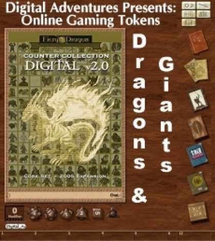 Role Playing Games - Online Gaming Tokens Pack #5: Dragons & Giants