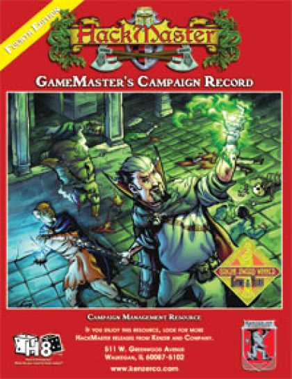 Role Playing Games - GameMaster's Campaign Recordbook