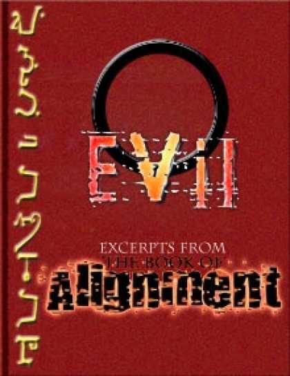 Role Playing Games - The Book of Alignment: Evil