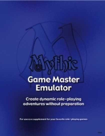 Role Playing Games - Mythic Game Master Emulator