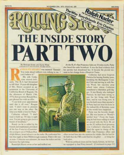 Rolling Stone - Patty Hearst Story - Part Two, The