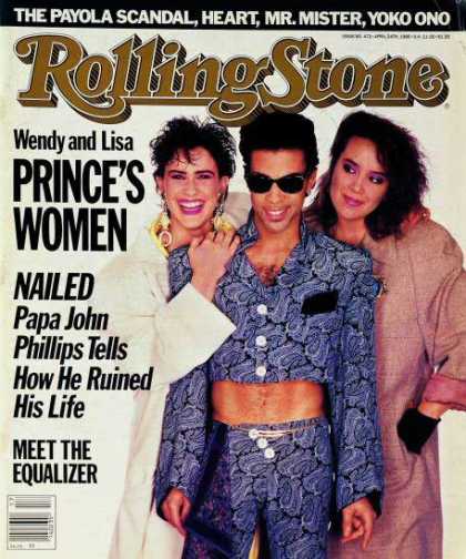 Rolling Stone - Prince with Lisa & Wendy