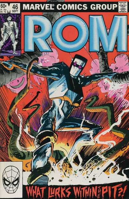 ROM Spaceknight 46 - Robot - What Lurks Within The Pit - Boom - Marvel - Spiderman