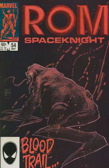 ROM Spaceknight 54 - Marvel - 54 May - Blood Trail - Uk - Can