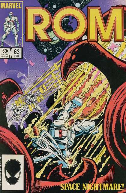 ROM Spaceknight 63 - Marvel - Space Nightmare - Monster - Robot - Meteor