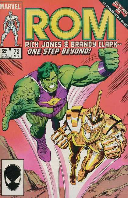 ROM Spaceknight 72 - Marvel - Rick Jones - Brandy Clark - Mutant - Robot