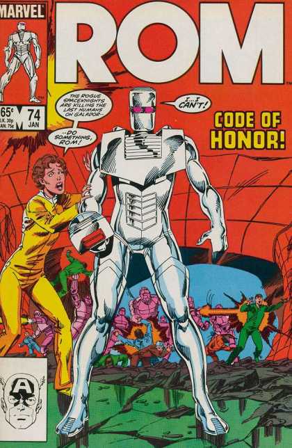 ROM Spaceknight 74 - Robot - Code Of Honor - Girl - Do Something - I Cant
