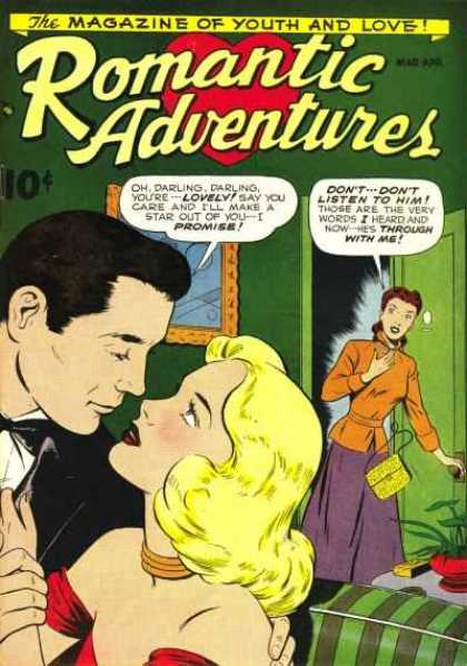 Romantic Adventures 1 - Romantic Adventures - The Magazine Of Youth And Love - One Man Two Women