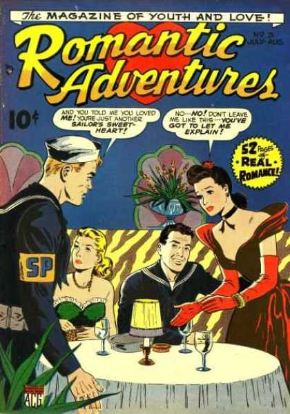 Romantic Adventures 3 - Romantic Adventures - Sailors - Restaurant - Break Up - Romance