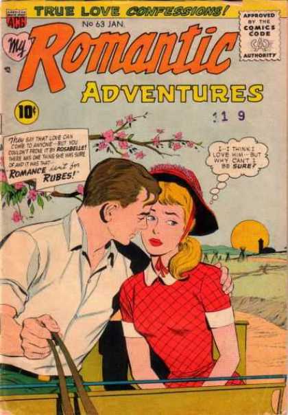 Romantic Adventures 63 - No 63 Jan - Romance - Rubes - Autumn - Farm