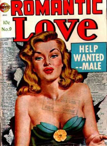 Romantic Love 9 - No 9 - Classic - Hot Women - She Wants Help From A Man - Collectible