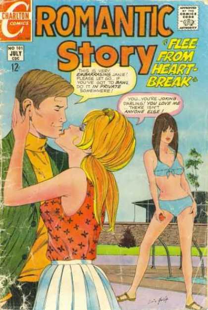 Romantic Story 101 - Flee From The Heart-break - Swimming Pool - Bikini - Youre Joking Darling - This Is Very Embarassing Jane