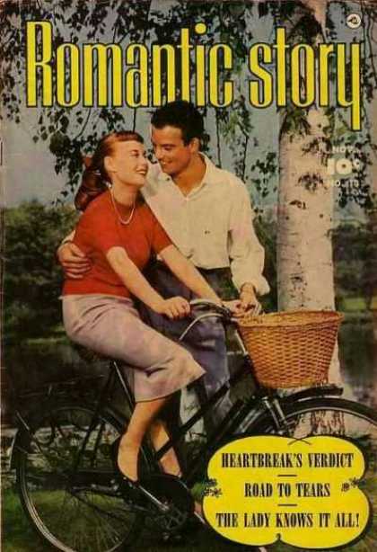 Romantic Story 13 - Bicycle - Tree - Woman - Couple - Love