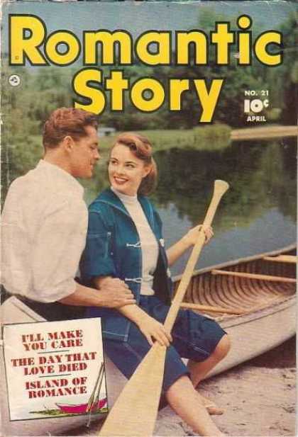 Romantic Story 21 - Canoe - Lake - The Day That Love Died - Ill Make You Care - Island Of Romance