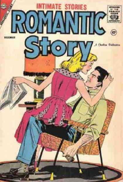 Romantic Story 41 - Intimate Stories - Pipe - Newspaper - Chair - Kiss
