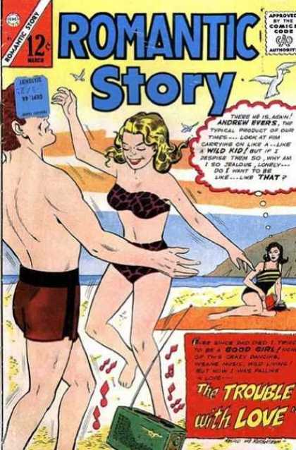 Romantic Story 81 - Beach - Bikini - Blonde - Sea Gulls - Radio