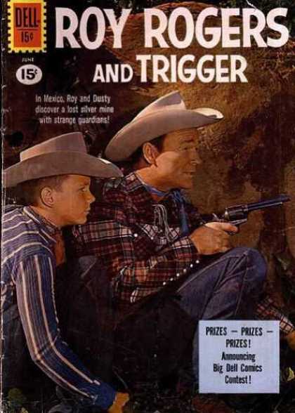Roy Rogers Comics 143 - Trigger - Cowboy - Companion - Sidekick - Pistol