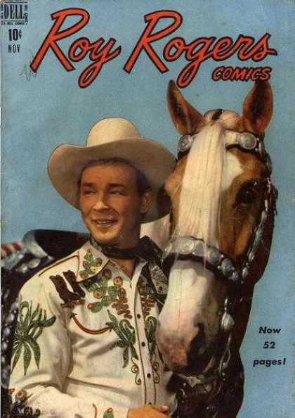 Roy Rogers Comics 23 - Dell - Now 52 Pages - Cowboy - Horse - Man