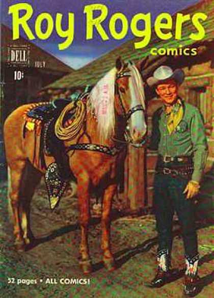 Roy Rogers Comics 43 - Cowboy - Wild West - Horse - Saddle - Boots