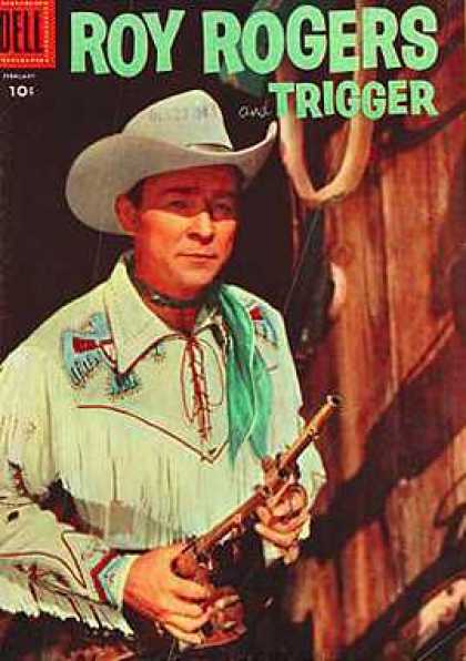 Roy Rogers Comics 98 - Trigger - Dell - Cowboy - Cowboy Hat - Gun
